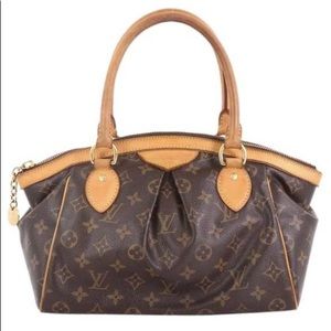 Louis Vuitton
Tivoli Monogram Look Coated Canvas Satchel
11.5"L x 6"W x 9"H